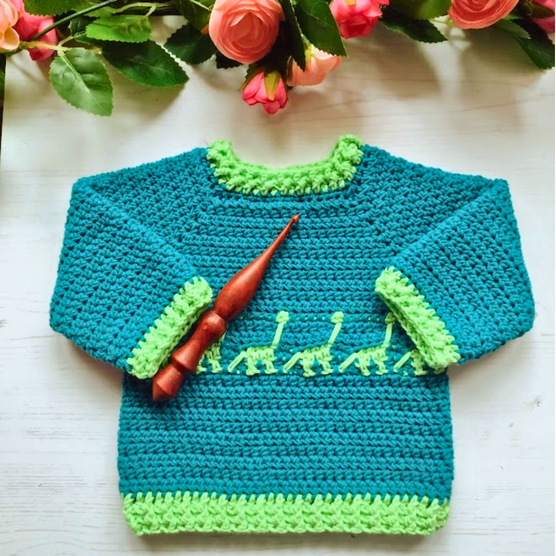 Dino Stitch Sweater